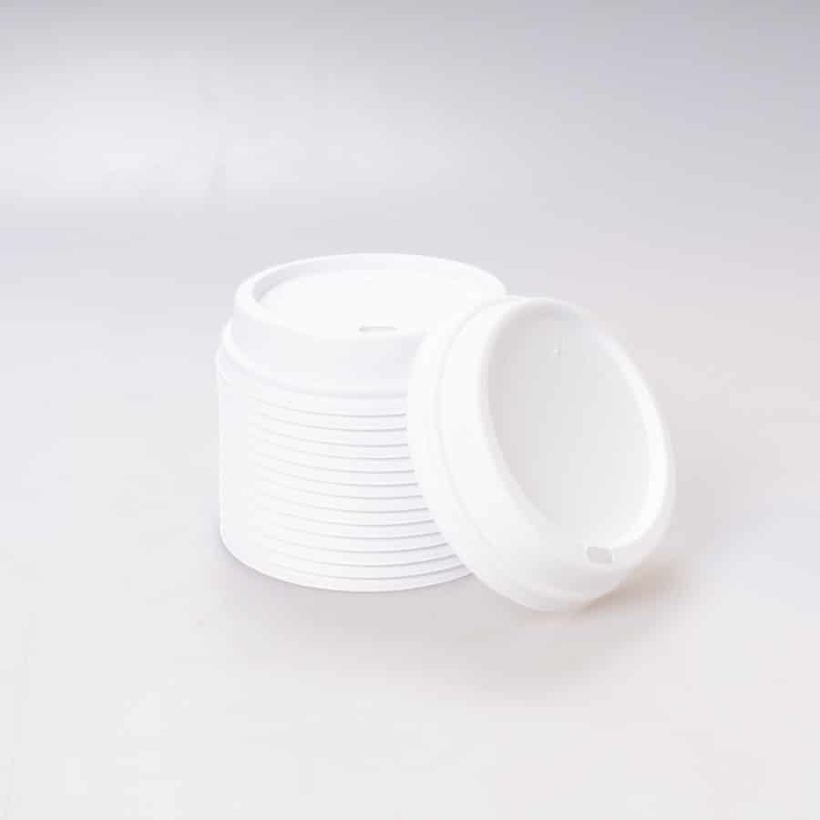 Tapa Domo Blanca para Vasos 12-16 Oz I. Paper 100 Pz