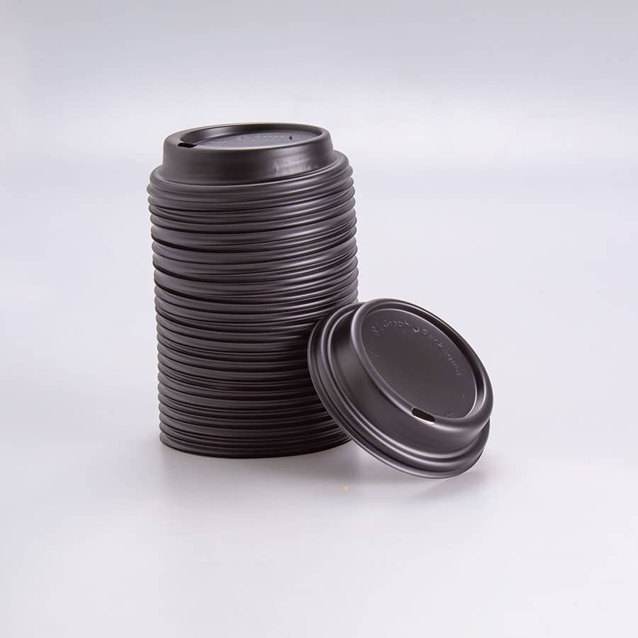 Tapa Domo Negra para Vaso 10 Oz I. Paper 100 Pz