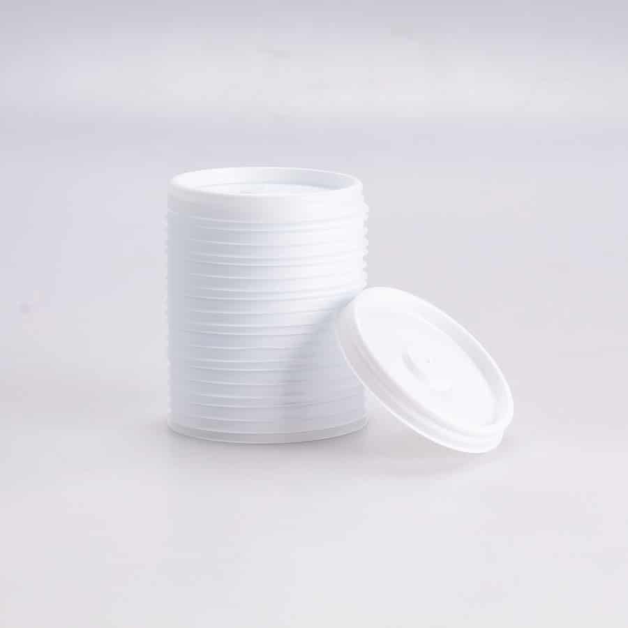 Tapa Plana para Vaso 4 Oz I. Paper 100 Pz