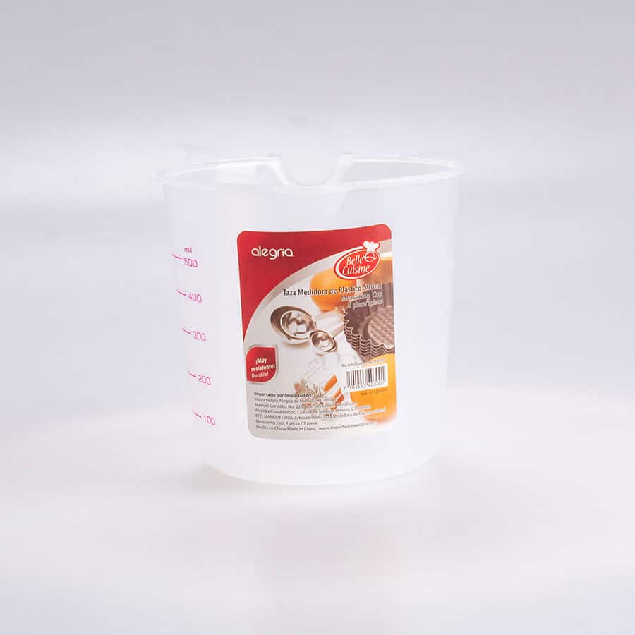 Taza Medidora de Plástico 500 Ml