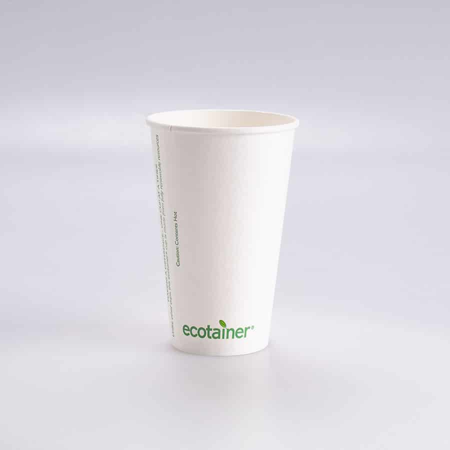 Vaso 16 Oz Bebida Caliente Ecotainer I. Paper 50 Pz