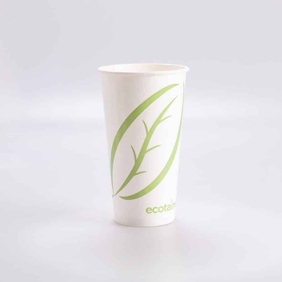Vaso 32 Oz Bebida Fria Ecotainer I. Paper 25 Pz