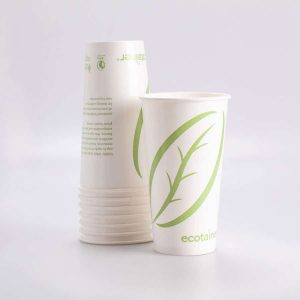 Vaso 32 Oz Bebida Fria Ecotainer I. Paper 25 Pz