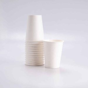 Vaso Blanco de Papel 10 Oz I. Paper 50 Pz