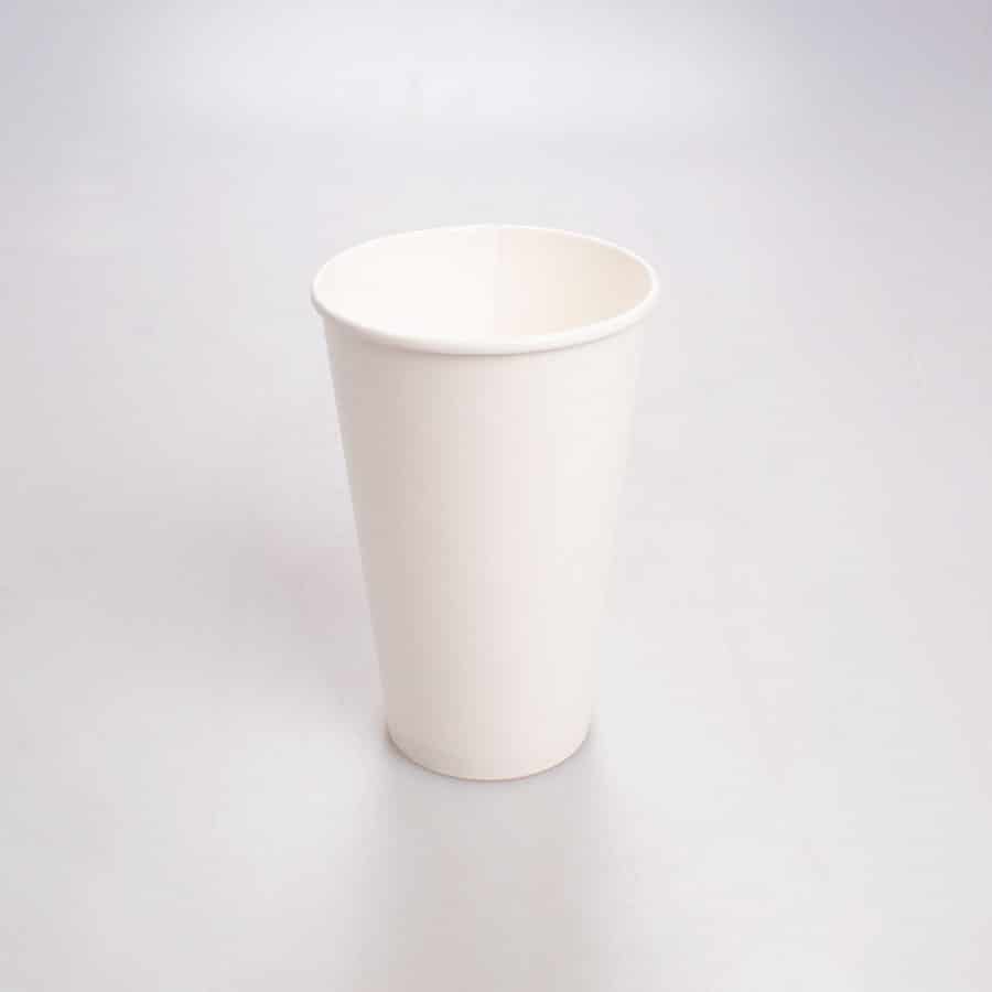 Vaso Blanco de Papel 16 Oz I. Paper 50 Pz