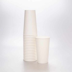 Vaso Blanco de Papel 20 Oz I. Paper 40 Pz