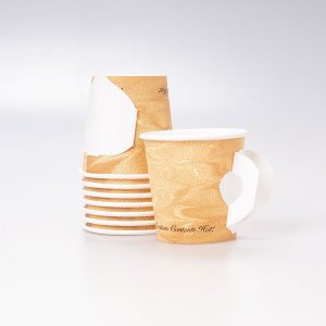 Vaso de Papel Café 4 Oz C/Asa SOLO 50 Pz