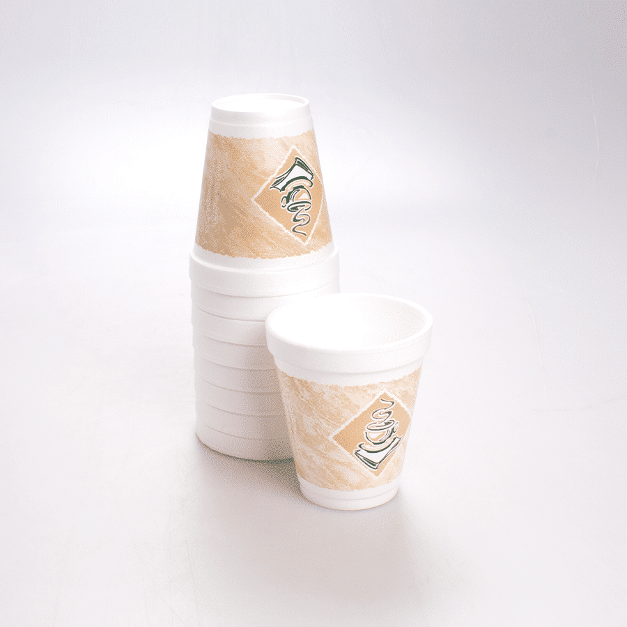 Vaso de Unicel 8 Oz Rotulado Dart 25 Pz