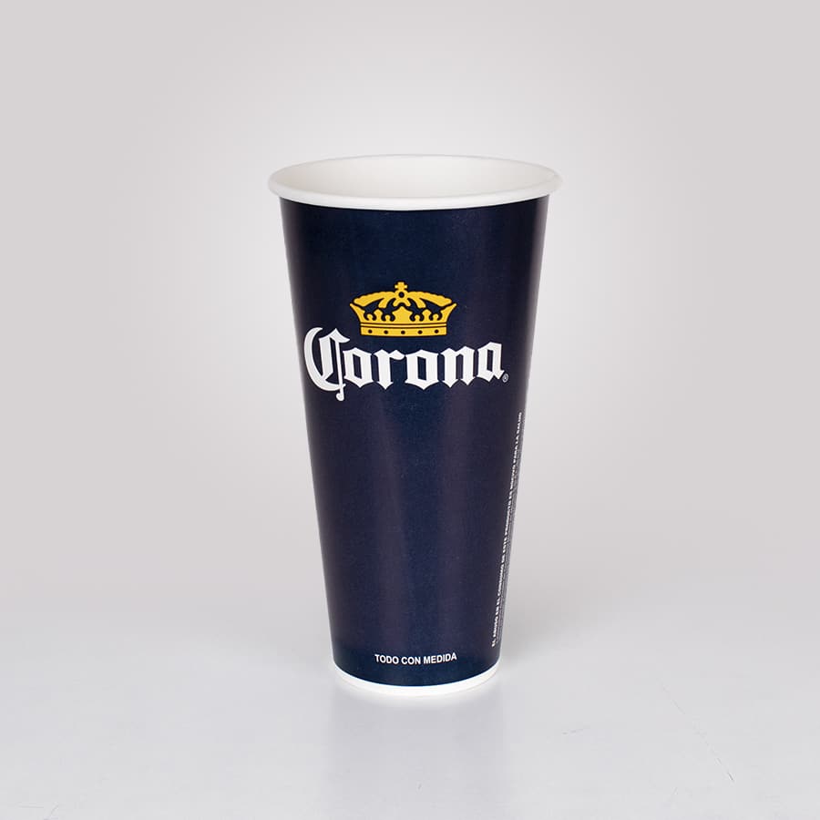 Vaso para Cerveza Corona Azul 42 Oz 25 Pz