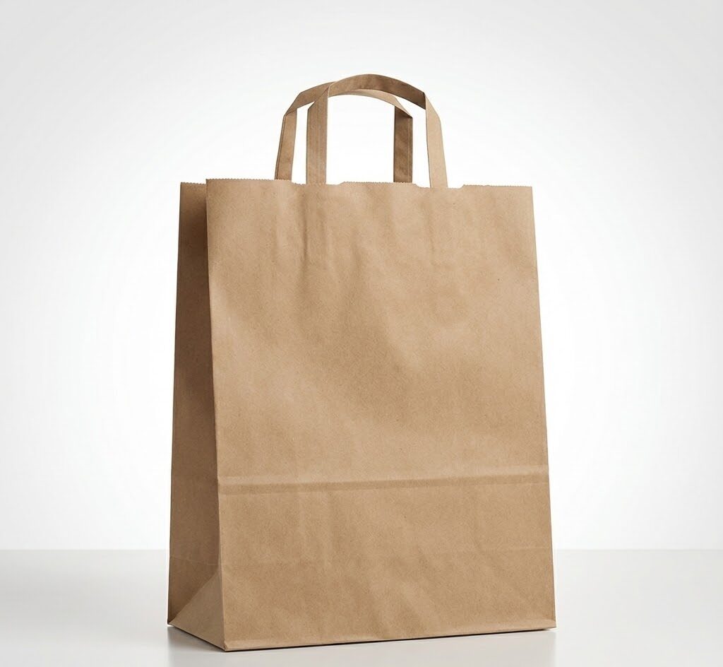 Bolsa Kraft con Asa 32.5×39×18 Grupo Compre