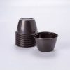Vaso Souffle Negro 4 Oz I. Paper 250 Pz
