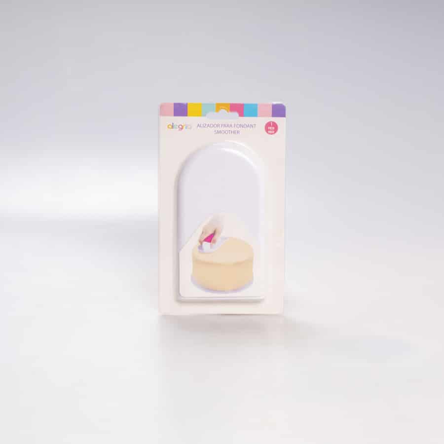 Alisador de Fondant Plástico 8.5x14.5 Cm Alegria