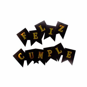 Banderin de Cartón Feliz Cumpleaños