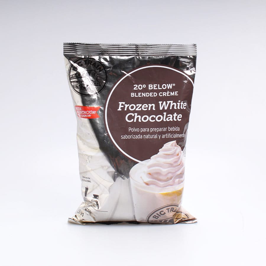Polvo para Frappe Sabor Chocolate Blanco Big Train 1.59 Kg