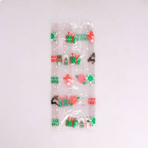 Bolsa de Celofán Navideña 2000 Gr 100 Pz