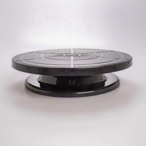 Base Giratoria Pastel Negra 28 Cm Alegria