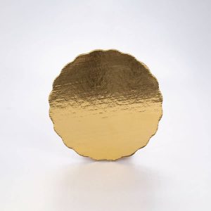 Base de Cartón Dorada Redonda 16 Cm