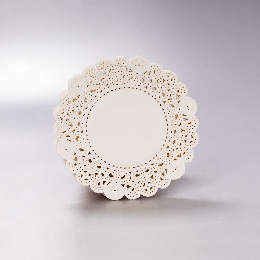 Blonda Redonda Blanca 10 Cm 100 Pz