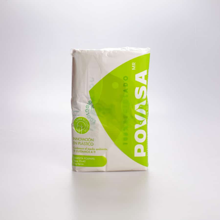 Bolsa Asa Polipapel Bca #1 (25x40) Povasa 1 Kg