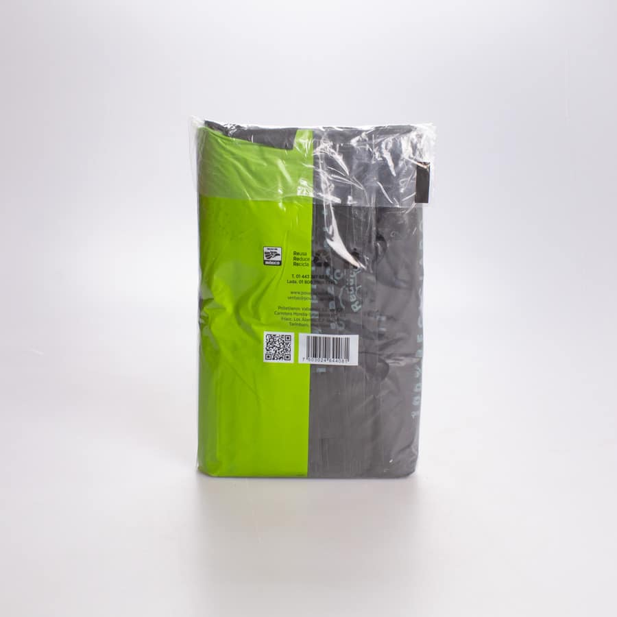 Bolsa Asa Polipapel Negra #1 (25x40) Povasa 1 Kg