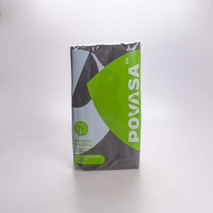 Bolsa Asa Polipapel Negra #3 (30x60) Povasa 1 Kg