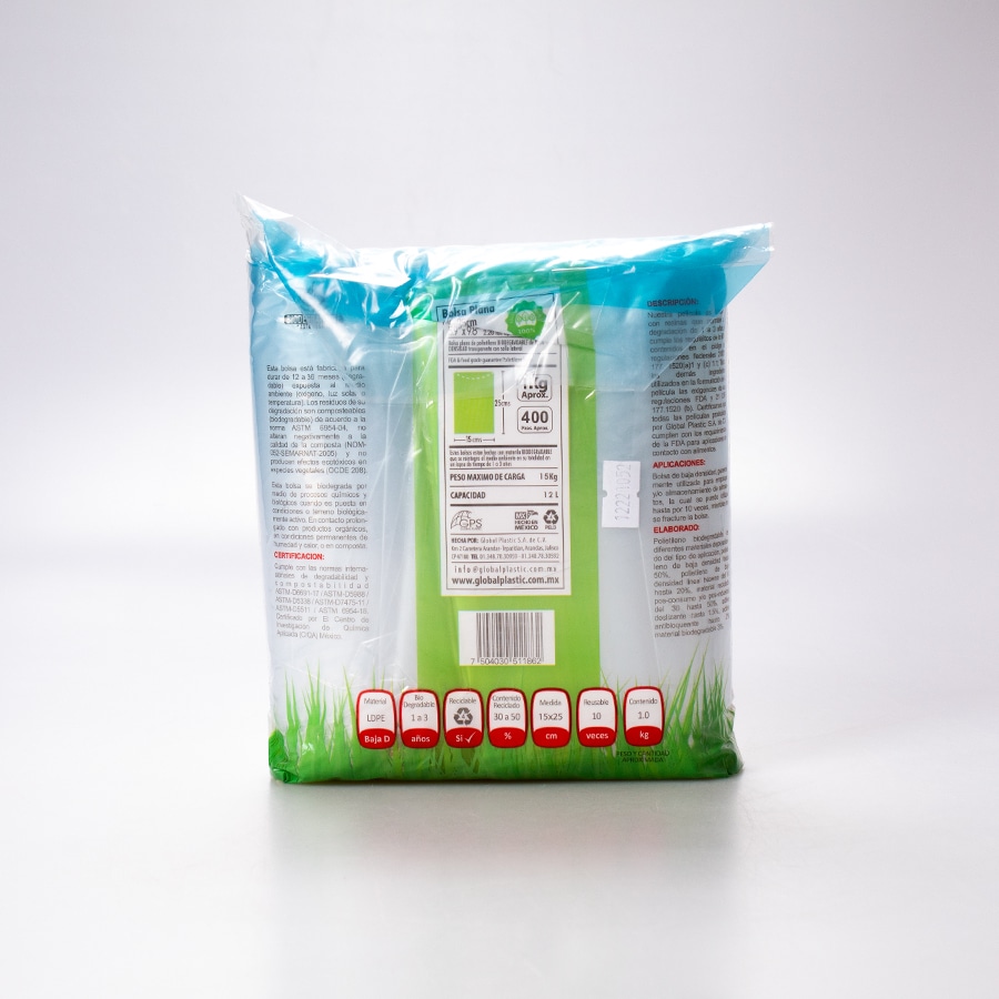 Bolsa Natural Arandas 15x25 Cm 1 Kg