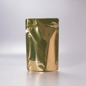 Bolsa Trilaminada Dorada Zipper 250 Gr