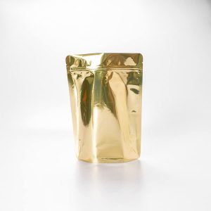 Bolsa Trilaminada Dorada Zipper 500 Gr