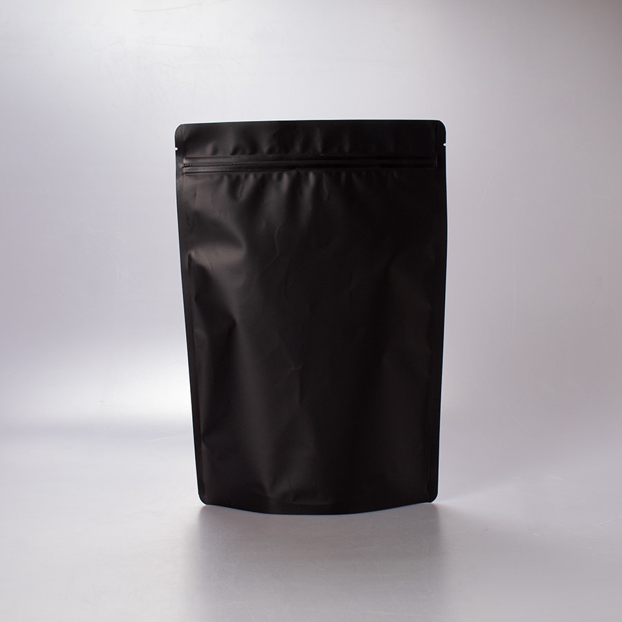 Bolsa Trilaminada Negra Zipper 1 Kg