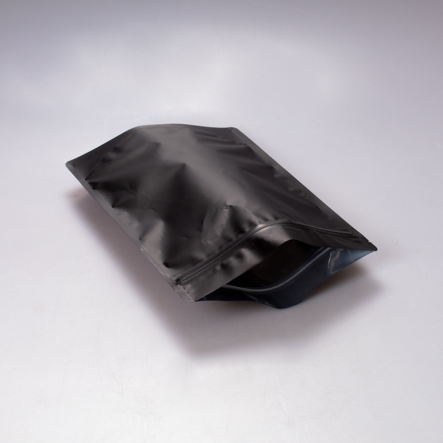 Bolsa Trilaminada Negra Zipper 1 Kg