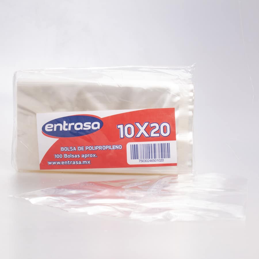 Bolsa de Celofán 10x20 Cm 100 Pz