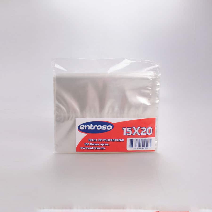 Bolsa de Celofán 15x20 Cm 100 Pz