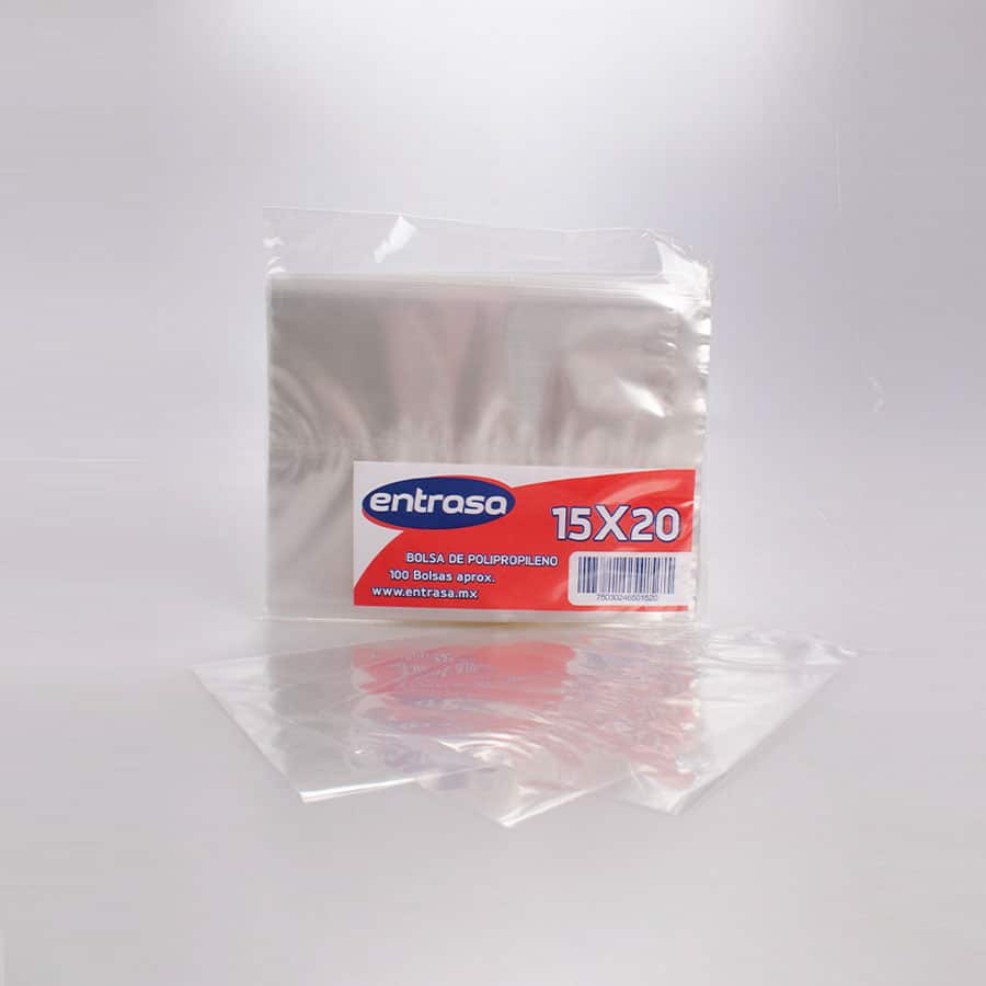 Bolsa de Celofán 15x20 Cm 100 Pz