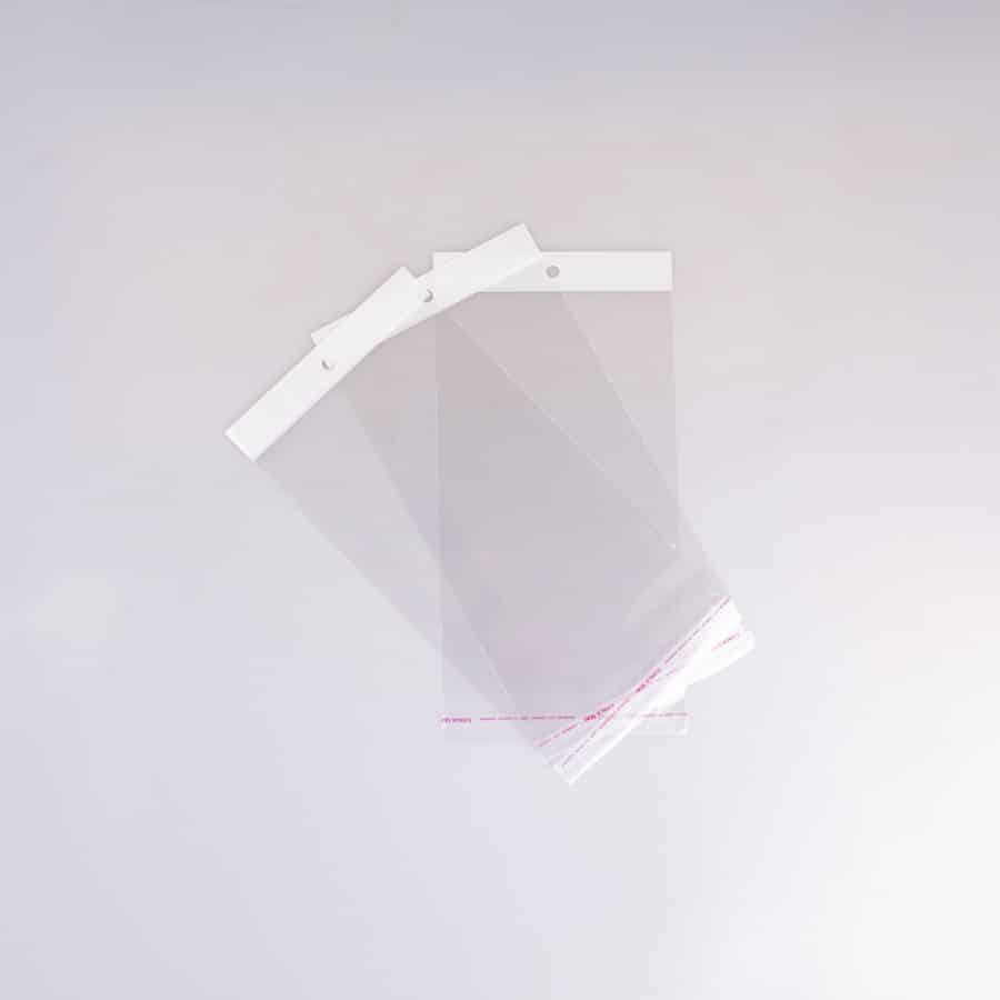 Bolsa de Celofán 15x25+3+3 Cm Adhesiva 100 Pz