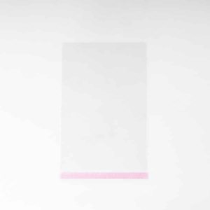 Bolsa de Celofán 22x30+3 Cm Adhesiva 100 Pz