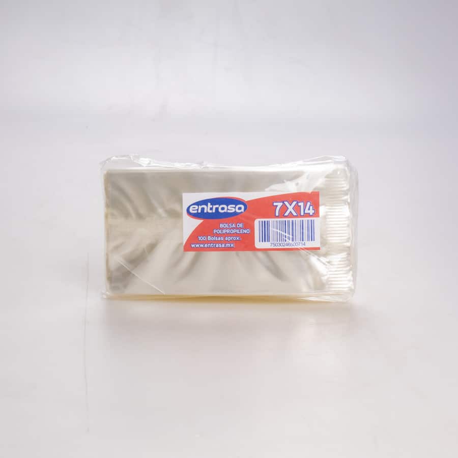Bolsa de Celofán 7x14 Cm 100 Pz