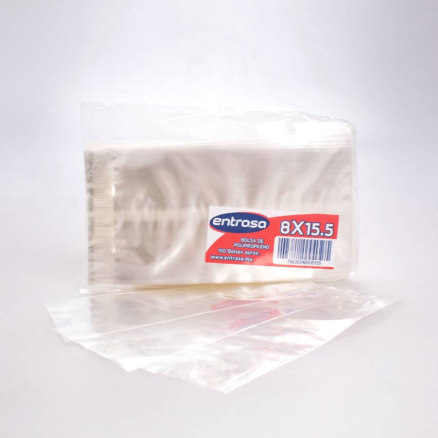 Bolsa de Celofán 8x15.5 Cm 100 Pz