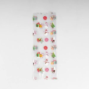 Bolsa de Celofán Navideña 2500 Gr 100 Pz