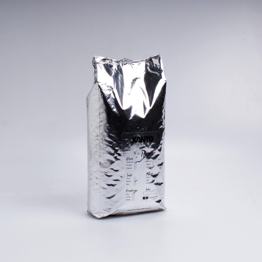 Café en Grano Descafeinado Xanto 1 Kg