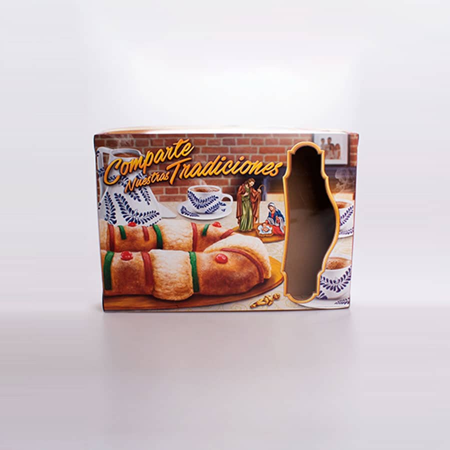 Caja para Rosca de Reyes CH 1 Pz