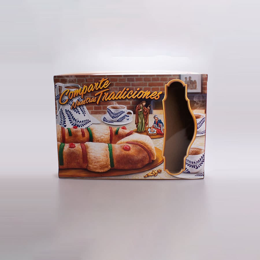 Caja para Rosca de Reyes MD 1 Pz