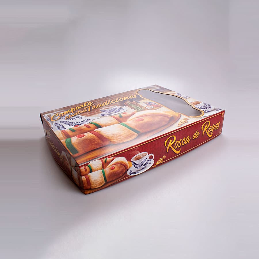 Caja para Rosca de Reyes MD 1 Pz