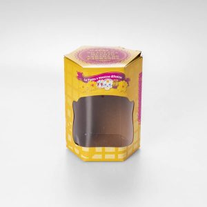 Caja Hexagonal Calavera 11.6x15x10 Cm