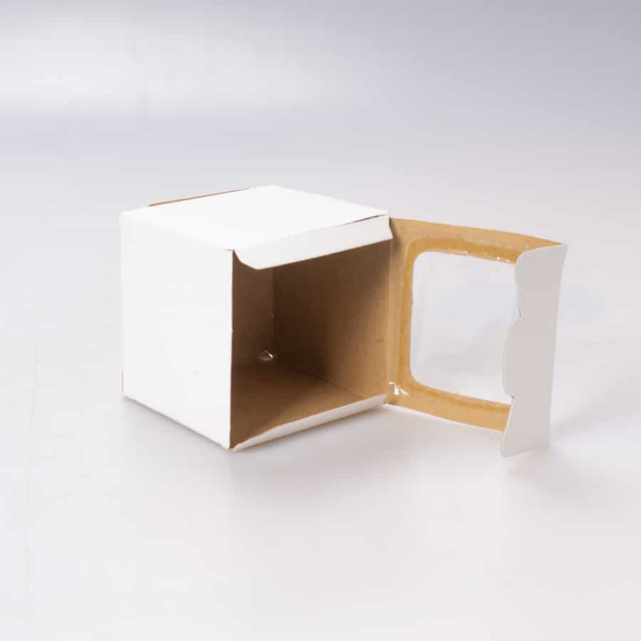 Caja Individual para Muffin Con Ventana