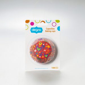 Capacillo Estándar Corazón Flor Rosa 100 Pz