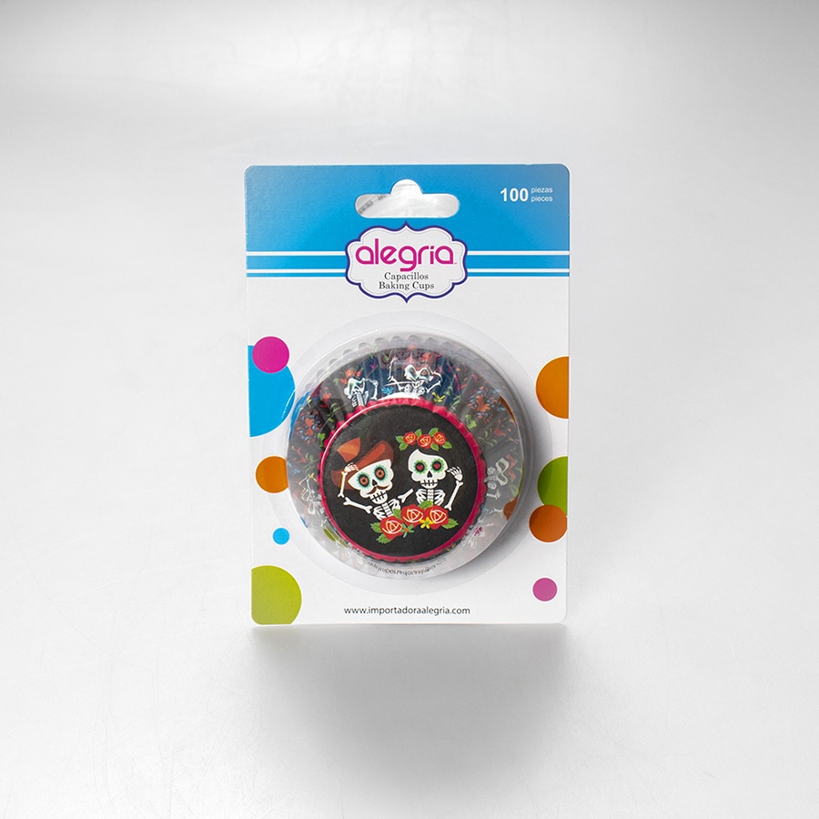 Capacillo Estándar Pareja de Catrinas 100 Pz