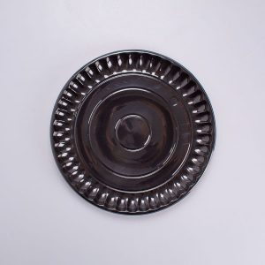 Charola Negra Redonda 30 Cm