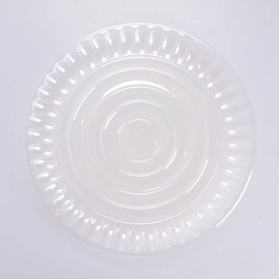 Charola Transparente Redonda 35 Cm