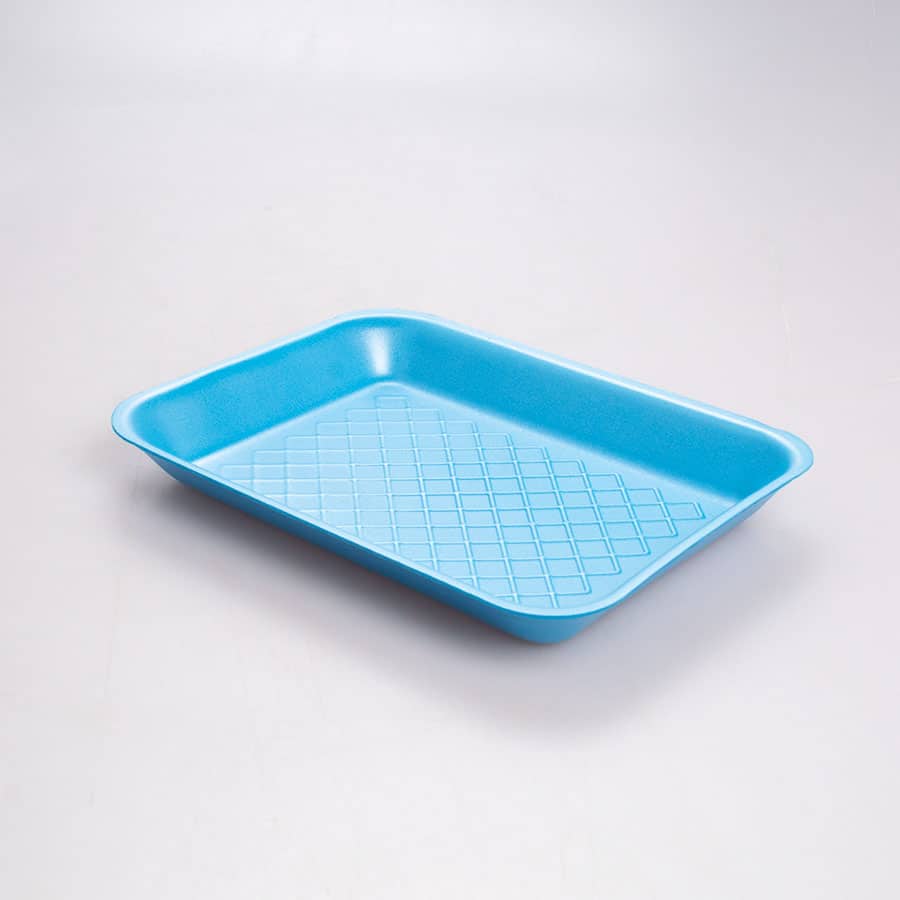 Charola de Unicel 855 Azul Reyma 50 Pz