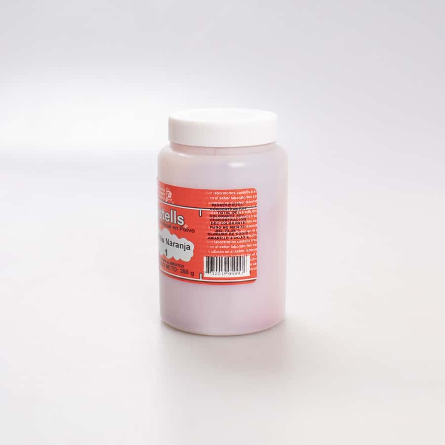 Colorante Amarillo Naranja Castell 250 Gr